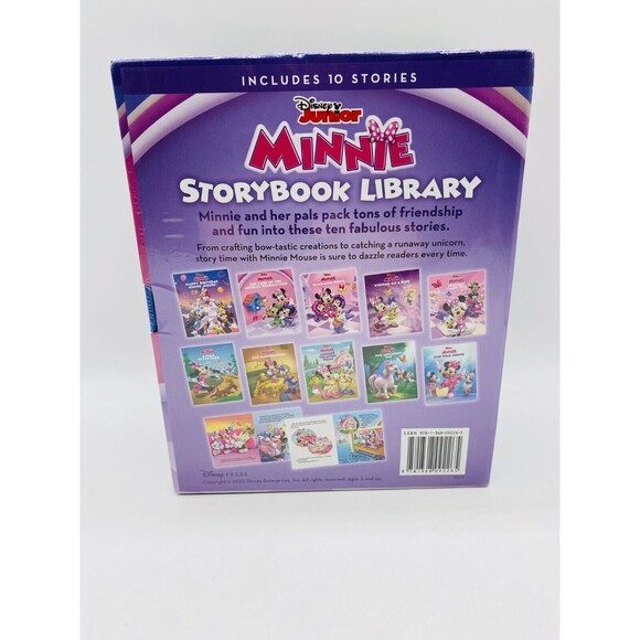 Disney Junior Minnie Storybook Library 10 Book Set Brand New - Picture 2 of 6